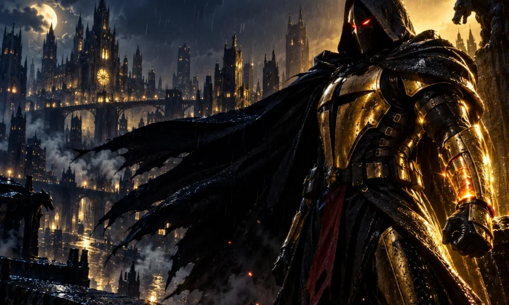 Azrael takes the Batman cowl in Knightquest