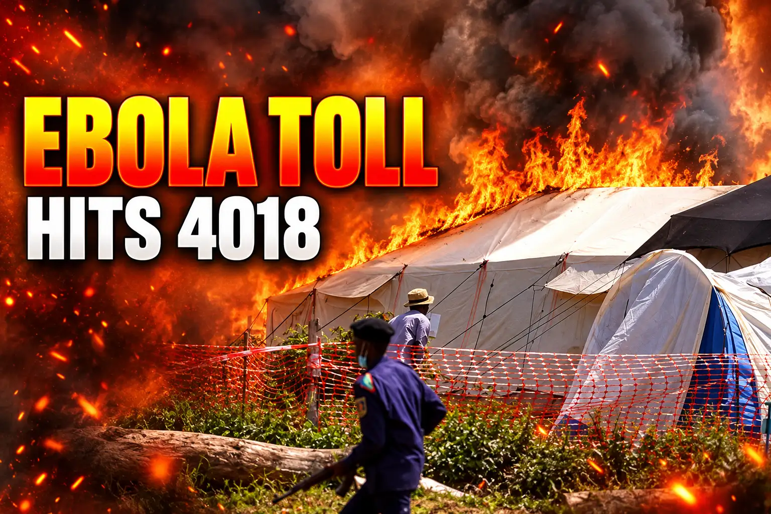 Congo Ebola outbreak death toll 4018 unpaid workers