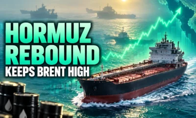 Gulf oil exports recovery Hormuz Brent still high