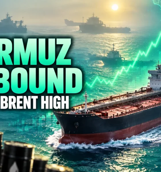Gulf oil exports recovery Hormuz Brent still high