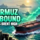 Gulf oil exports recovery Hormuz Brent still high