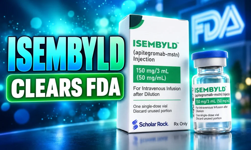 Isembyld FDA approval SMA muscle targeted therapy