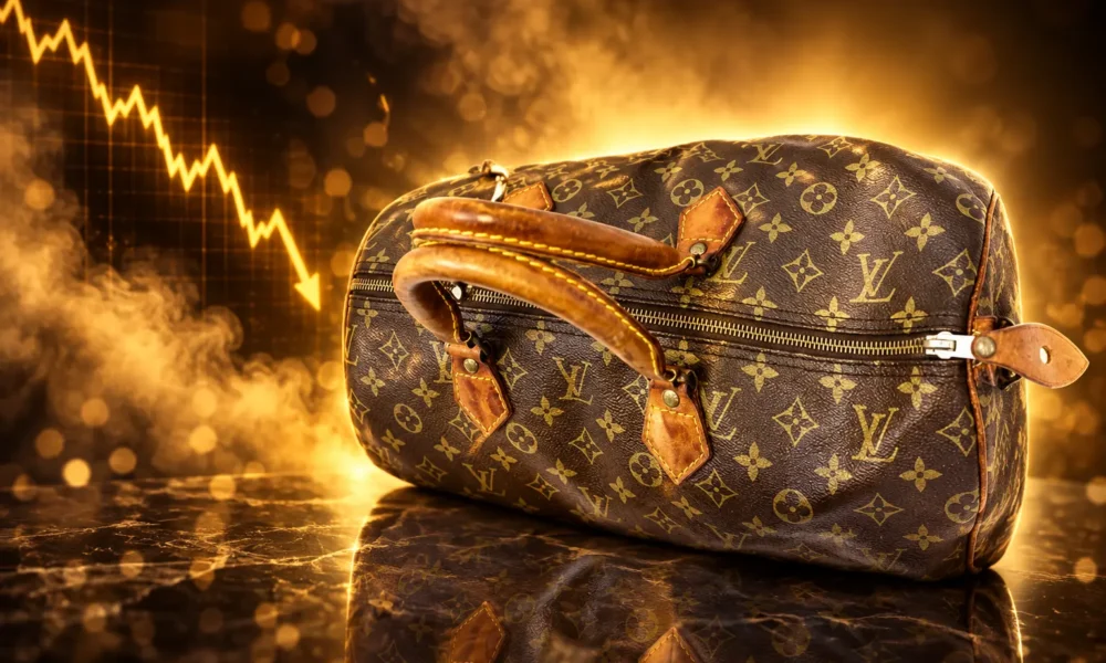 LVMH fashion leather goods sales fall 5 percent