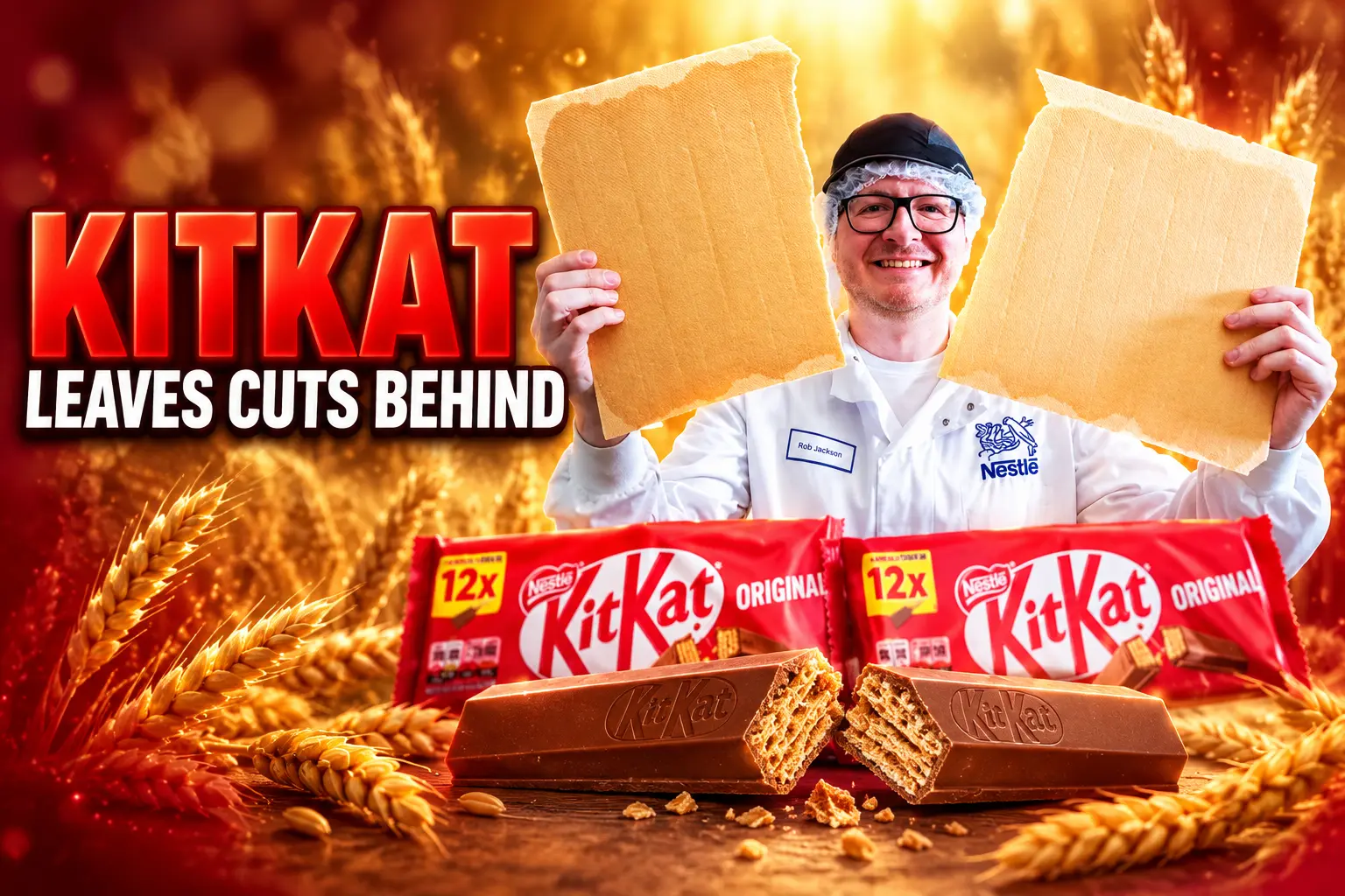Nestlé KitKat regenerative wheat Wildfarmed York factory