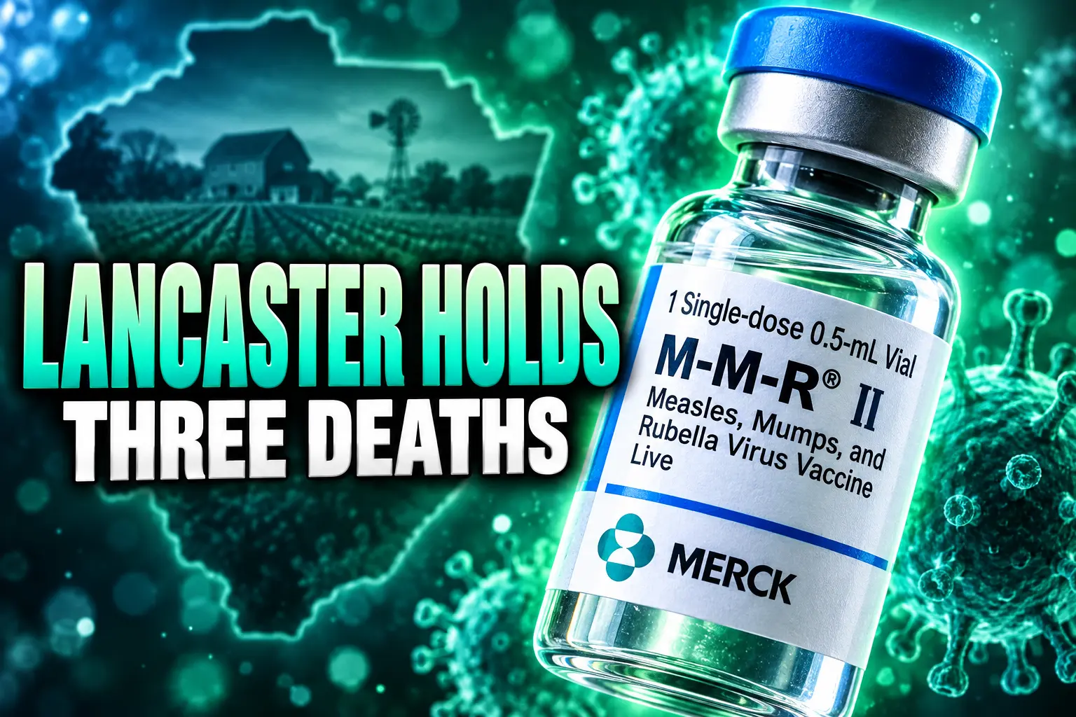 Pennsylvania fifth measles death Lancaster County outbreak